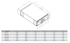 BVN BGK 400 (4000m³/h) Tavan Tipi Isı Geri Kazanım Cihazı
