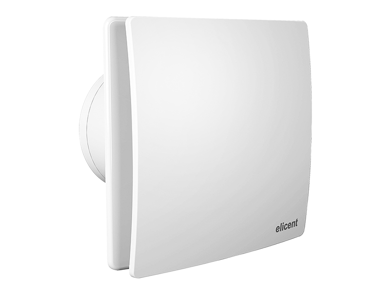 ELICENT Elegance 120 Aksiyal Fan 165m³/h (plastik klapeli, timerlı)