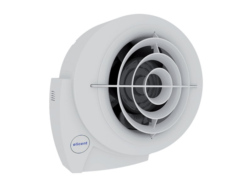 Elicent E-Smile (90 m³/h) Aksiyal (Düşük Watt - 7,5 W) Duvar Fanı (plastik klapeli)