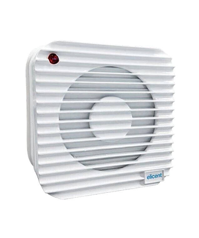 ELICENT Minivitro 5/120 MGE Cam ve Duvar Tipi Aksiyal Fan 160 m³/h