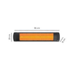 UFO Basic 2300 W Termostatlı Hem Yatay Hem Dikey Isıtıcı