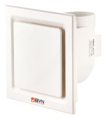 BVN BPR 1015 (150m³/h) Plastik Radyal Banyo&Tuvalet Aspiratörü