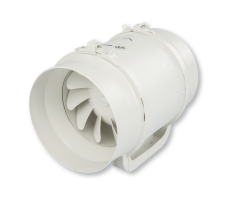 S&P TD 350/125 (330m³/h) Plastik Yuvarlak Karma Akışlı Kanal Tipi Fan