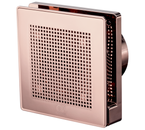 Vortice Punto Evo Gold ME 100/4'' LL (65/95m³/h) Giallo - Pink Gold Zaman Saatli Mini Aksiyel Fan