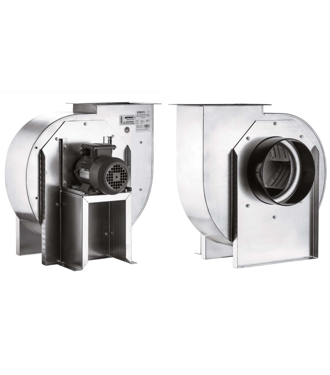 BVN ALÇ 355T (2800m³/h) Alçak Basınçlı Radyal Fan 380V