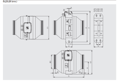 S&P Jetline 250 Yuvarlak Kanal Tipi Fan (1260m³/h)