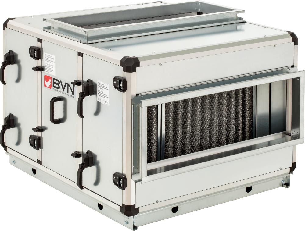 BVN BHV-P 400-5,5/2 [11000m³/h] Metal Yağ Tutucu Filtreli Hücreli Aspiratör 500PA
