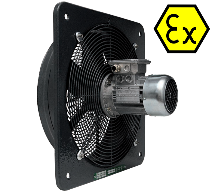 Vortice E 304 M ATEX Gr II cat 2G/D b T3/125 X (1700m³/h) Aksiyel Ex-Proof Fan