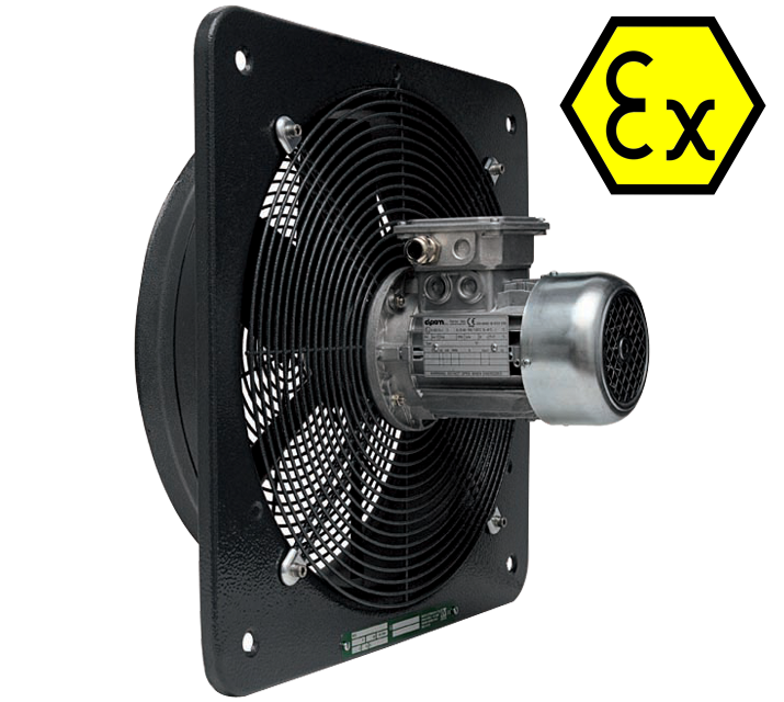 Vortice E 354 M ATEX Gr II cat 2G/D b T3/125 X [2600m³/h] Aksiyel Ex-Proof Fan