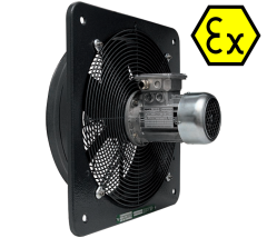 Vortice E 606 T ATEX Gr II cat 2G/D b T3/125 X (5100m³/h) Aksiyel Ex-Proof Fan