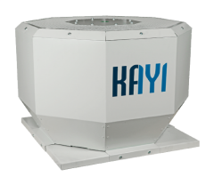 Kayıtes DRADIK 400 (3300m³/h) Dıştan Motorlu Çatı Tipi Dikey Atışlı Radyal Fan