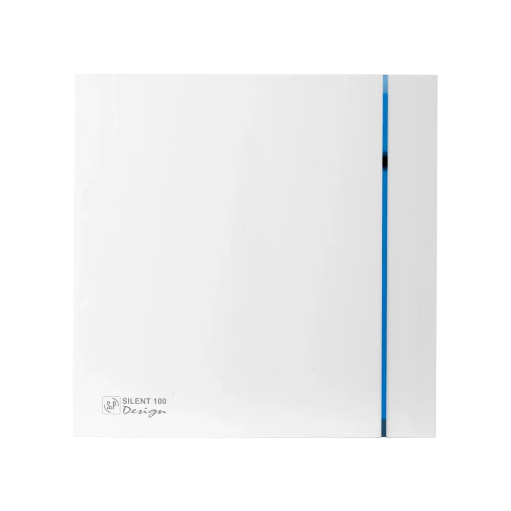S&P Silent-100 CRZ Design Sessiz Banyo Aspiratörü Timerlı [85m³/h]