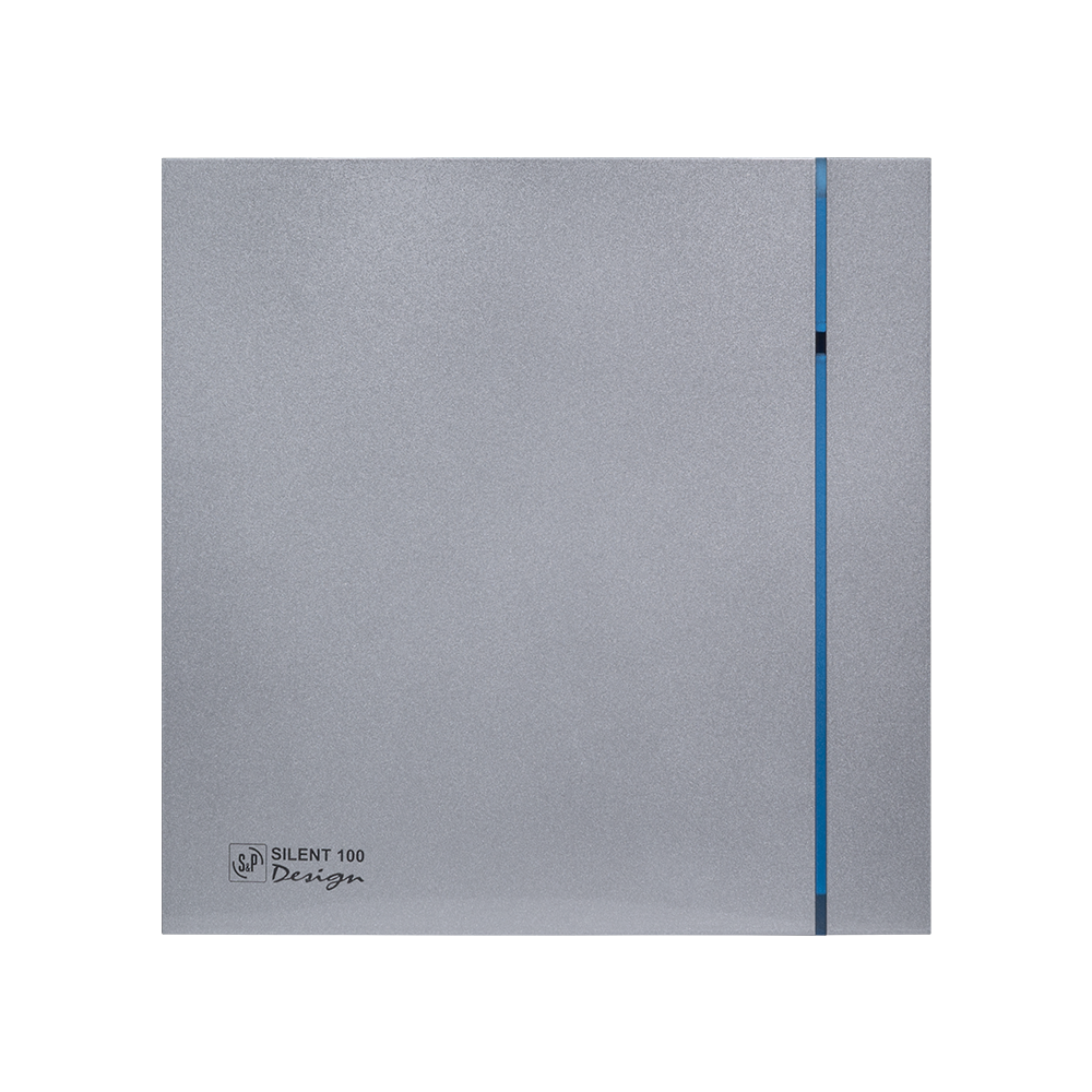 S&P Silent-100 CZ Silver Design Sessiz Banyo Aspiratörü [85m³/h]