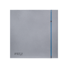 S&P Silent-100 CZ Silver Design (85m³/h) Sessiz Banyo Aspiratörü