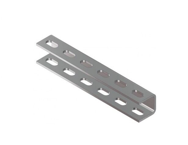 30*30 2mm U Perfore Profil 2m