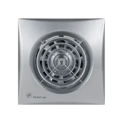 S&P Silent 100 CRZ Silver Sessiz Banyo Aspiratörü Timerlı [95m³/h]