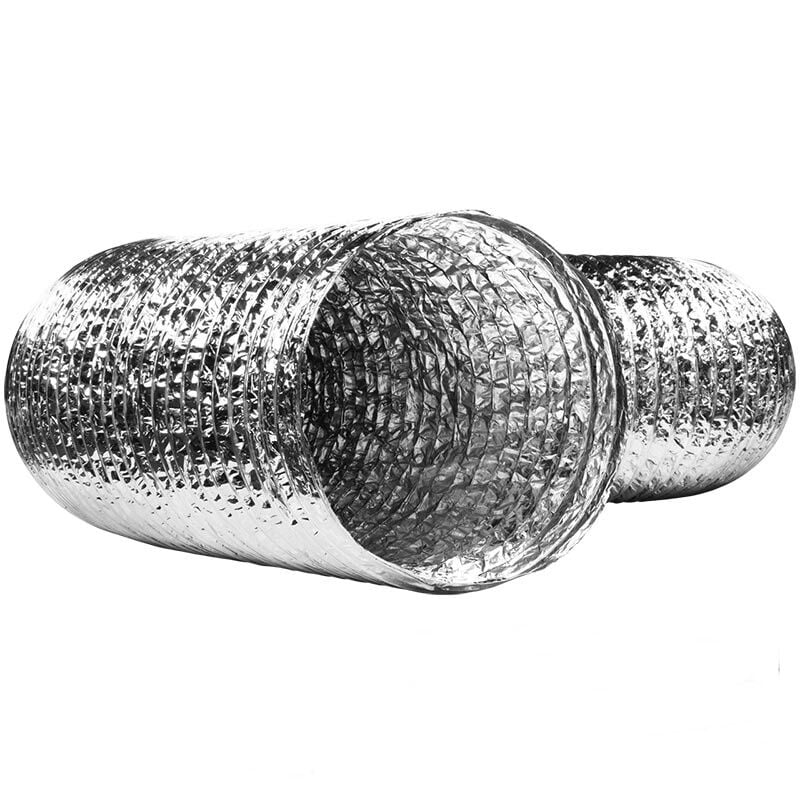 İzolesiz Alüminyum Ø160mm Flexible Hava Kanalı (10mt)