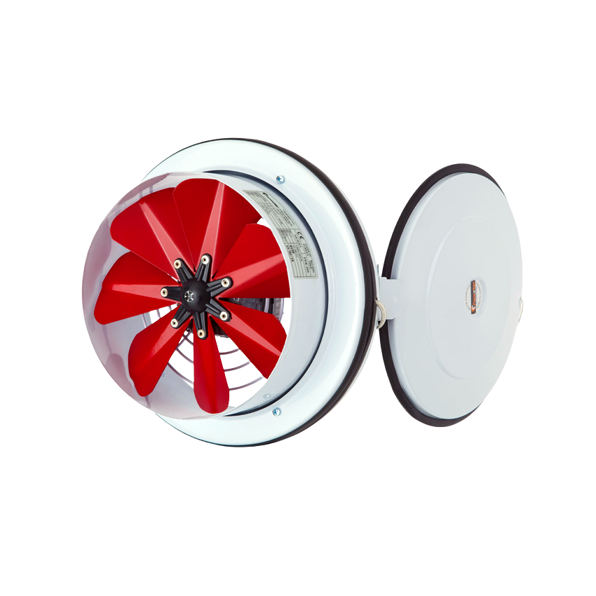 Fanex PKA-200 KA (600m³/h) Aksiyel Kapaklı Duvar/Pencere Aspiratörü