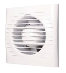 Venteurope Easy 100 BD (97m³/h) Plastik Banyo&Tuvalet Aspiratörü(Klapeli) Banyo Fanı