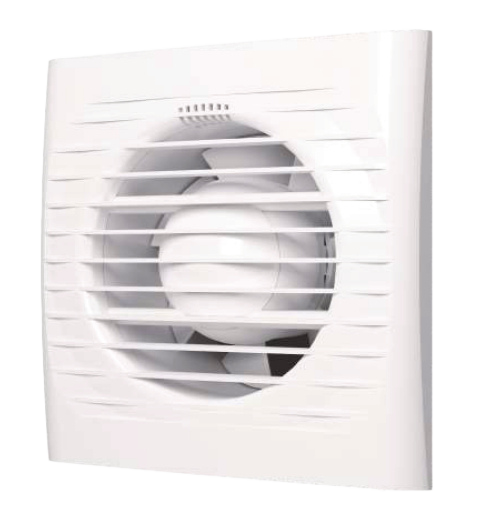 Venteurope Easy 125 BD (183m³/h) Plastik Banyo&Tuvalet Aspiratörü (Klapeli) Banyo Fanı