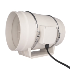Longwell LWDA-250(10'')S-PBN-002S [1854m³/h]Plastik Karma Akışlı Kanal Fanı