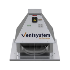 VST-D-ÇTA-Y 400 (5500m³/h) Dıştan Motorlu Yatay Atışlı Radyal Çatı Fanı