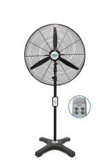 Hims HEF-AK650 190W 65 cm Siyah 3 Kanat Kumandalı Sanayi Tipi Ayaklı Vantilatör