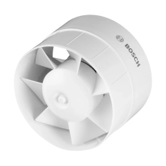 Bosch F1200 D 125 (215m³/h) Plastik Banyo&Tuvalet Aspiratörü Banyo Fanı